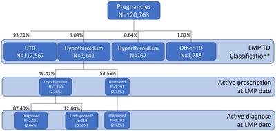 Description of thyroid disorders the year before conception: a population-based study